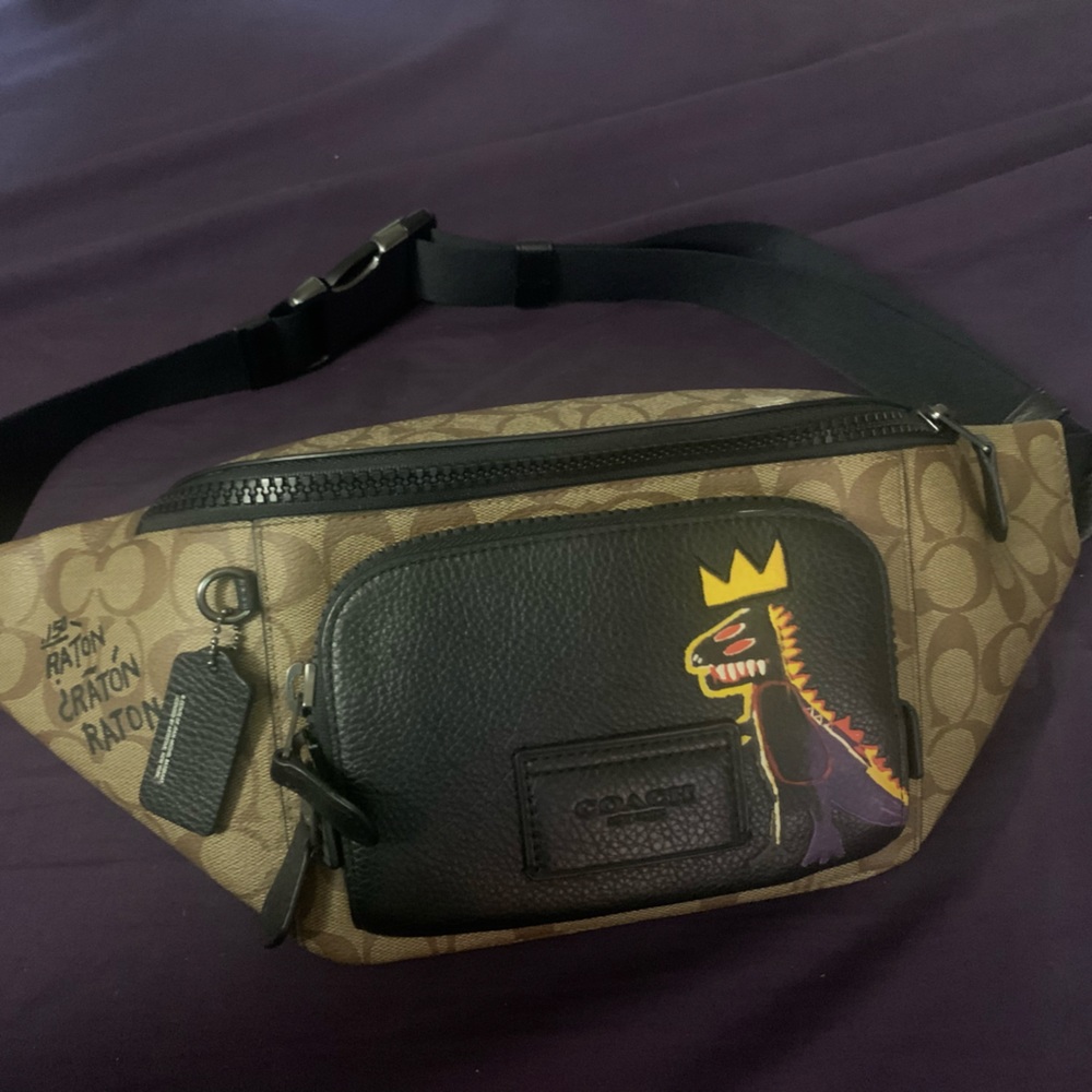 coach jean michel basquiat belt bag